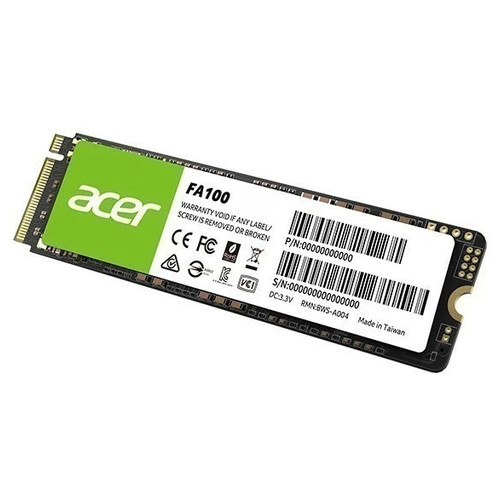 SSD накопитель 1TB Acer FA100 M.2 2280 NVMe 1.4 PCIe Gen 3x4 3D NAND, Retail (BL.9BWWA.120) фото №3