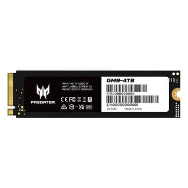 Накопитель SSD M.2 2280 4TB GM9 Acer Predator (BL.9BWWR.138) фото №2
