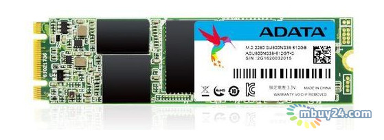 Накопитель SSD M.2 A-Data 512GB SU800 SATA TLC (ASU800NS38-512GT-C) фото №1