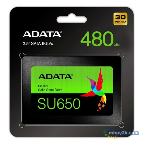 Накопичувач SSD A-Data 2.5 SATA 480Gb Ultimate SU650 (ASU650SS-480GT-R) фото №5
