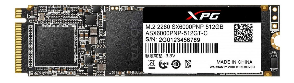 Накопичувач SSD M.2 A-Data XPG 6000 Pro (ASX6000PNP-512GT-C) фото №1