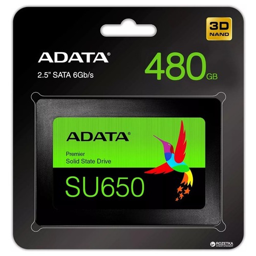 Накопичувач SSD 2.5 480GB ADATA (ASU650SS-480GT-R) (ASU650SS-480GT-R) фото №2