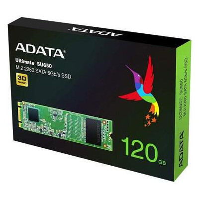 Накопичувач SSD M.2 2280 120GB ADATA (ASU650NS38-120GT-C) фото №2