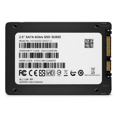 Накопитель SSD 2.5 960GB ADATA (ASU650SS-960GT-R) фото №5