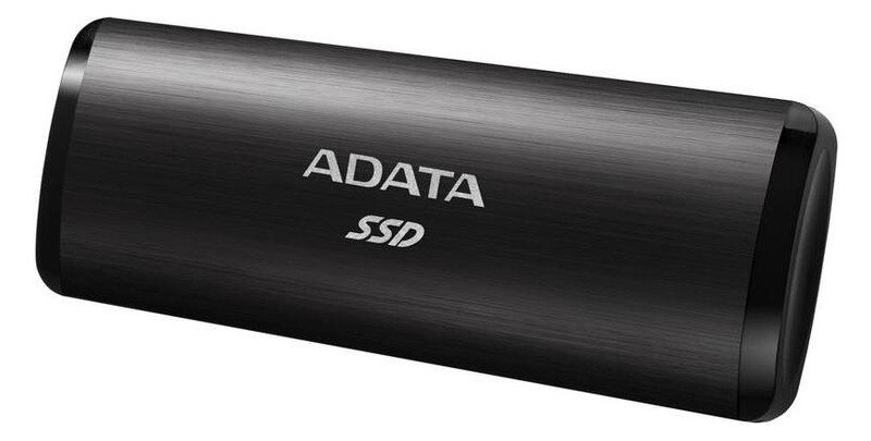 Портативный SSD A-Data SE760 256GB Portable USB 3.2 Type-C 3D NAND TLC Black (ASE760-256GU32G2-CBK)
