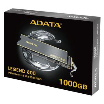 Накопитель SSD M.2 2280 1TB ADATA (ALEG-800-1000GCS) фото №7