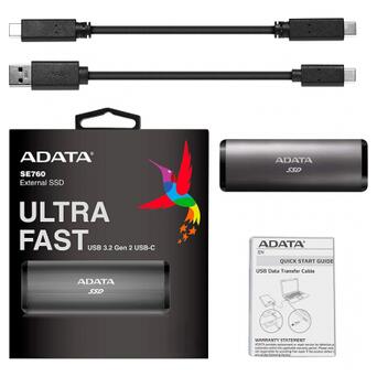 Накопитель SSD USB 3.2 2TB ADATA (ASE760-2TU32G2-CTI) фото №6