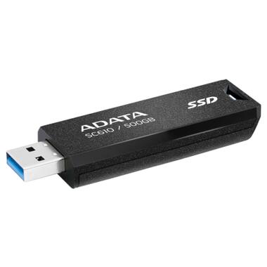 Накопичувач SSD USB 3.2 500GB SD610 ADATA (SC610-500G-CBK/RD) фото №4