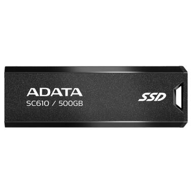 Накопичувач SSD USB 3.2 500GB SD610 ADATA (SC610-500G-CBK/RD) фото №6