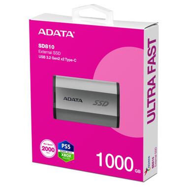 Накопичувач SSD USB 3.2 1TB ADATA (SD810-1000G-CSG) фото №6