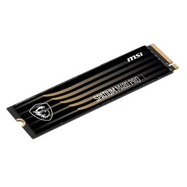 Накопичувач SSD 4TB MSI Spatium M480 Pro M.2 2280 PCIe 4.0 x4 NVMe 3D NAND TLC (S78-440R050-P83) фото №3