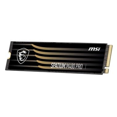 Накопичувач SSD 4TB MSI Spatium M480 Pro M.2 2280 PCIe 4.0 x4 NVMe 3D NAND TLC (S78-440R050-P83) фото №2