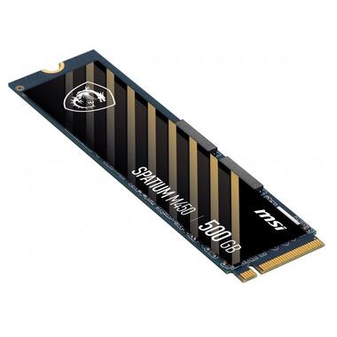 Накопичувач SSD  500GB MSI Spatium M450 V1 M.2 2280 PCIe 4.0 x4 NVMe 3D NAND TLC (S78-440K380-P83) фото №3