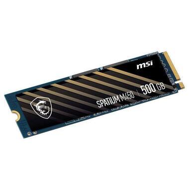 Накопичувач SSD  500GB MSI Spatium M450 V1 M.2 2280 PCIe 4.0 x4 NVMe 3D NAND TLC (S78-440K380-P83) фото №2