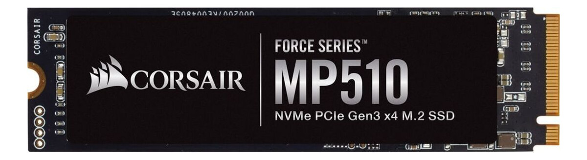 Накопитель SSD Corsair Force Series MP510 240GB NVMe M.2 2280 PCIe 3.0 3D NAND TLC (CSSD-F240GBMP510) (WY36dnd-241479) фото №1