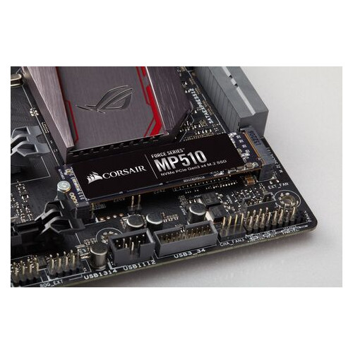 Накопитель SSD Corsair Force Series MP510 240GB NVMe M.2 2280 PCIe 3.0 3D NAND TLC (CSSD-F240GBMP510) (WY36dnd-241479) фото №6