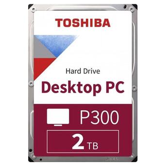 Накопичувач HDD SATA 2.0TB Toshiba P300 7200rpm 256MB (HDWD320UZSVA) фото №1