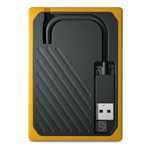 Накопитель SSD Western Digital USB 3.0 Passport Go 500GB Yellow (WDBMCG5000AYT-WESN) фото №5