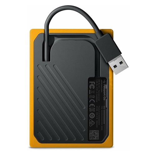 Накопитель SSD Western Digital USB 3.0 Passport Go 500GB Yellow (WDBMCG5000AYT-WESN) фото №6