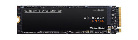 Накопитель SSD Western Digital Black SN750 2280 PCIe 3.0 NVMe 250GB WDS250G3X0C фото №1