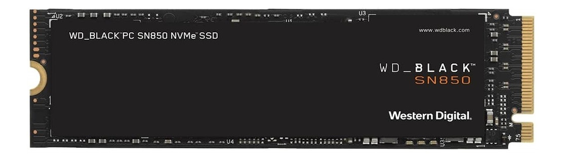 Твердотільний накопичувач SSD WD M.2 NVMe PCIe 4.0 4x 500GB SN850 Black 2280 (WDS500G1X0E) фото №1