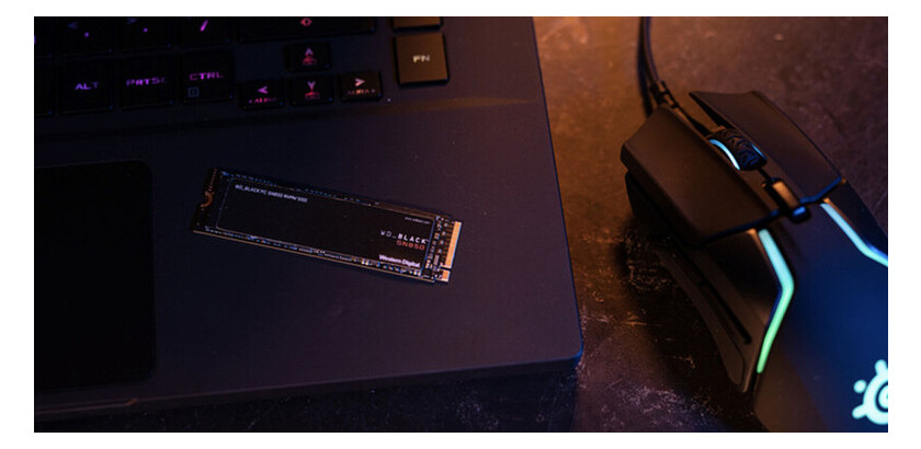 Твердотільний накопичувач SSD WD M.2 NVMe PCIe 4.0 4x 500GB SN850 Black 2280 (WDS500G1X0E) фото №2