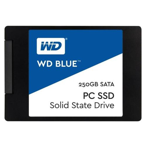 SSD накопитель 250GB WD Blue 2.5 SATAIII TLC (WDS250G1B0A) Refurbished фото №1