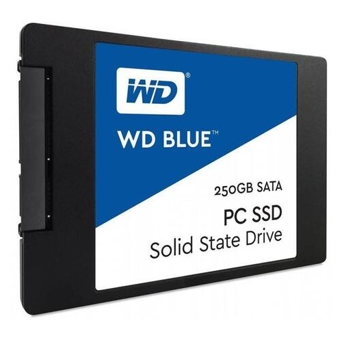 SSD накопитель 250GB WD Blue 2.5 SATAIII TLC (WDS250G1B0A) Refurbished фото №2