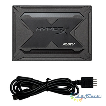 Накопитель SSD Kingston 2.5 SATA 480Gb HyperX Fury RGB (SHFR200/480G) фото №2