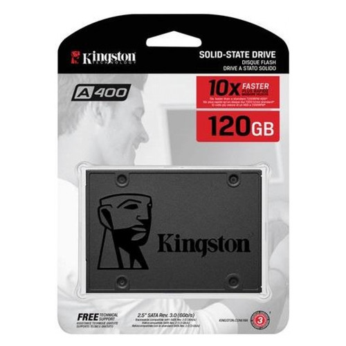 Накопичувач SSD 2.5 Kingston A400 120GB SATA TLC (SA400S37/120G) фото №2