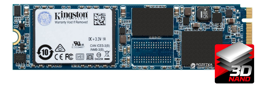 Накопитель SSD 480GB Kingston UV500 M.2 2280 SATAIII 3D TLC (SUV500M8/480G) фото №1