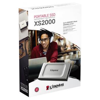 Накопичувач SSD Kingston USB 3.2 1TB (SXS2000/1000G) фото №6