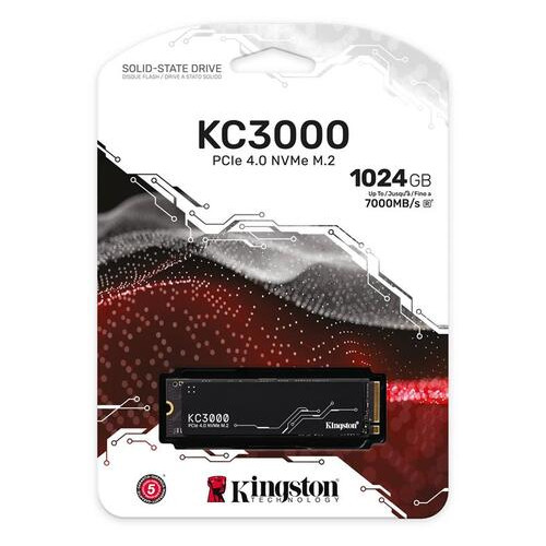 Накопичувач SSD 1024GB Kingston KC3000 M.2 2280 PCIe 4.0 x4 NVMe 3D TLC (SKC3000S/1024G) фото №3