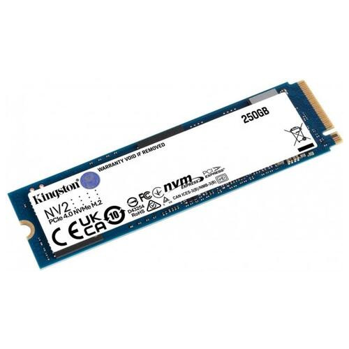 Накопичувач SSD Kingston 250GB M.2 NVMe NV2 M.2 2280 PCIe Gen4.0 x4 (SNV2S/250G) фото №2