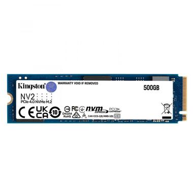 Накопичувач SSD 500GB Kingston NV2 M.2 2280 PCIe 4.0 x4 NVMe 3D TLC (SNV2S/500G) фото №2