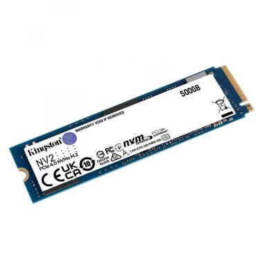 Накопичувач SSD 500GB Kingston NV2 M.2 2280 PCIe 4.0 x4 NVMe 3D TLC (SNV2S/500G) фото №4