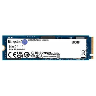 Накопичувач SSD 500GB Kingston NV2 M.2 2280 PCIe 4.0 x4 NVMe 3D TLC (SNV2S/500G) фото №3