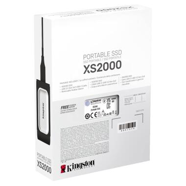 Накопичувач SSD USB Type-C 4TB XS2000 Kingston (SXS2000/4000GA) фото №8