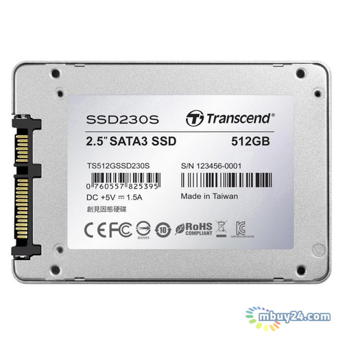 SSD накопичувач Transcend SSD230S 512Gb (TS512GSSD230S) фото №2