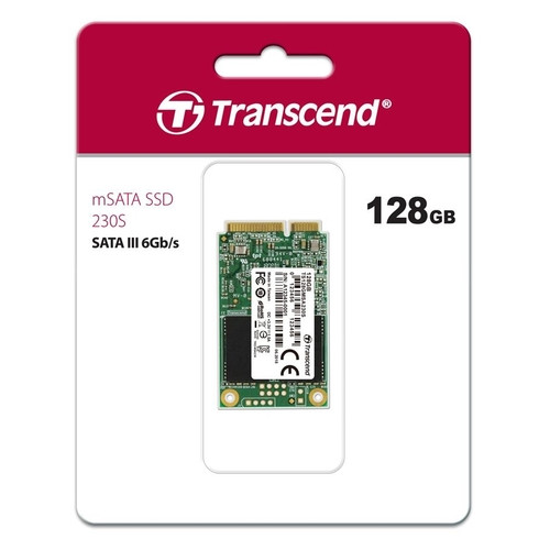 Твердотільний накопичувач SSD Transcend mSATA 230S 128GB 3D TLC (TS128GMSA230S) фото №2