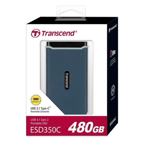 Накопитель SSD Transcend ESD350C 480GB Navy Blue (TS480GESD350C) фото №8