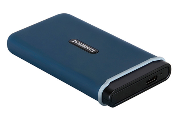 Портативний SSD USB 3.1 Gen 2 Type-C Transcend ESD370C 1TB Navy Blue (TS1TESD370C) фото №2