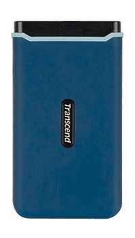 Портативний SSD USB 3.1 Gen 2 Type-C Transcend ESD370C 250GB Navy Blue (TS250GESD370C) фото №1