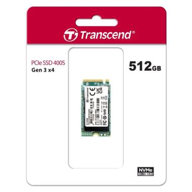 Накопичувач SSD M.2 2242 512GB Transcend (TS512GMTE400S) фото №2