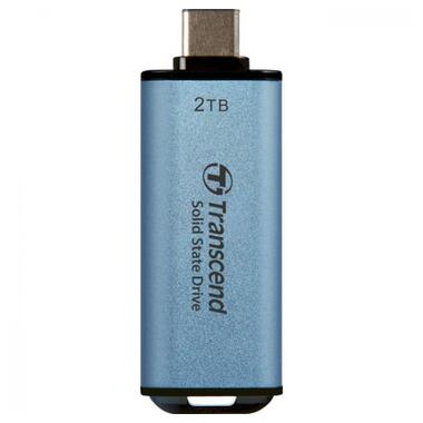 Портативний SSD Transcend 2TB USB 3.1 Gen 2 Type-C ESD300 Blue (TS2TESD300C) фото №3