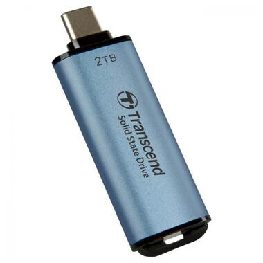 Портативний SSD Transcend 2TB USB 3.1 Gen 2 Type-C ESD300 Blue (TS2TESD300C) фото №4