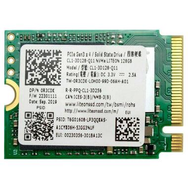 Накопичувач SSD 128GB Lite-On M.2 2230 PCIe 3.0 x4 TLC (CL1-3D128-Q11) фото №1