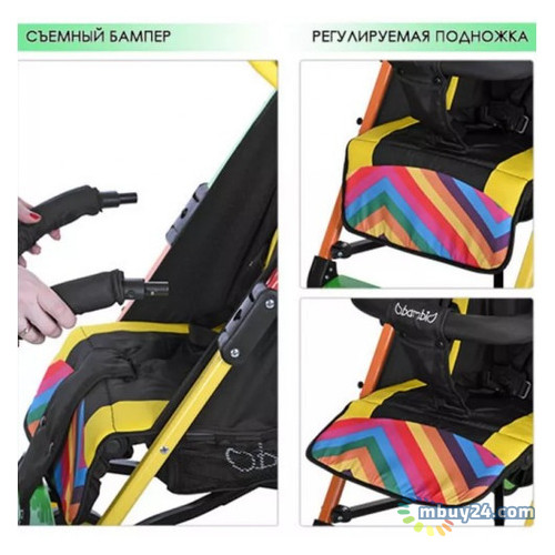 Прогулочная коляска-трость El Camino ME 1035 Colorito Разноцветная фото №3