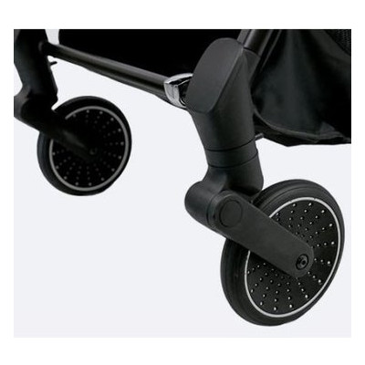Польская прогулочная коляска с реверсивным сиденьем Espiro Galaxy 10 Черная (5906724201707) фото №1