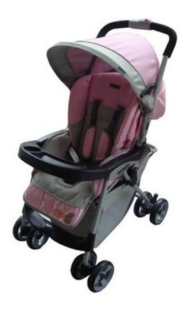 Детская коляска Everflo E-301 Pink/Grey фото №1